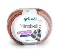 Gründl Mirabella, kuscheliges Wollmischgarn, Farberlauf,100 g / 550 m,80% Polyacryl, 20% Wolle,NS 3,5-4,5 mm (12)