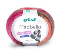Gründl Mirabella, kuscheliges Wollmischgarn, Farberlauf,100 g / 550 m,80% Polyacryl, 20% Wolle,NS 3,5-4,5 mm (09)