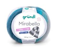 Gründl Mirabella, kuscheliges Wollmischgarn, Farberlauf,100 g / 550 m,80% Polyacryl, 20% Wolle,NS 3,5-4,5 mm (06)