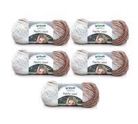 Gründl Pacific Lace (Farbverlaufsgarn mit wollartigem Charakter aus 80% Polyacryl, 10% Wolle, 10% Alpaka, 100 g / 550 m, Nadelstärke: 2,5 mm - 3 mm, 5 x 100 g), Sand