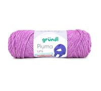 Gründl Piuma uni Leichtes Baumwollgarn 6,0 mm, Fuchsia