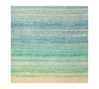 Gründl Primavera Baumwolle Sommergarn, 100g, 350m, Nadelstärke 2,5-3,5mm, Farbverlauf (03 seegrün-Aqua-Smaragd)