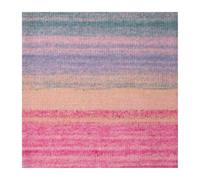 Gründl Primavera Baumwolle Sommergarn, 100g, 350m, Nadelstärke 2,5-3,5mm, Farbverlauf (06 pfirsich-pink-oceanblau)