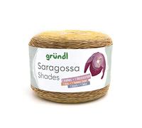 gründl Strickwolle Saragossa Shades 250g 1000m Nadelstärke 3-4 für Dreiecktuch Pullover Größe 38 50% Baumwolle 50% Polyacryl waschbar bei 30°C