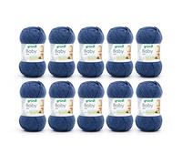 Gründl Wolle Baby uni Babywolle 10 Knäuel 50 g, jeans