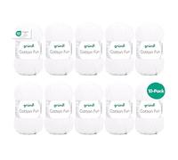 Gründl Cotton Fun Wolle, Baumwolle, weiß, 27 x 11 x 7 cm, 10-Einheiten