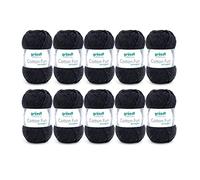 Gründl Cotton Fun Wolle, Baumwolle, schwarz, 27 x 11 x 7 cm