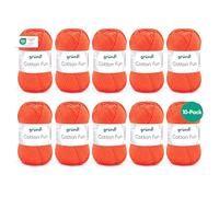 Gründl Cotton Fun Wolle, Baumwolle, orange, 27 x 11 x 7 cm