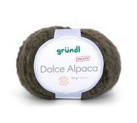 Gründl Wolle Dolce Alpaca Merinowolle 1 Knäuel, olive