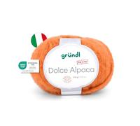 Gründl Wolle Dolce Alpaca Merinowolle 1 Knäuel, orange