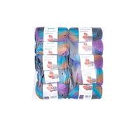 Gründl Wolle Filzwolle Spectra - Dicke Wolle zum Filzen in der Waschmaschine - Strickgarn- Weich und hautfreundlich - 100% Schurwolle - 10 Knäuel 100 g /100 m -Nadelstärke 8-9 - atlantis multicolor