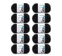 Gründl Funny Uni Wolle, 100% Polyester, schwarz, 47,5 x 40 x 10 cm