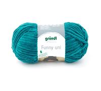 Gründl Wolle Funny uni 100 g petrol (GLO663608364)