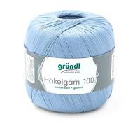 Gründl Wolle Häkelgarn 100 1 Knäuel 100 g, Jeansblau