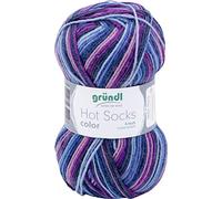 Gründl »Hot Socks color« Häkelwolle, 50 g, Violet