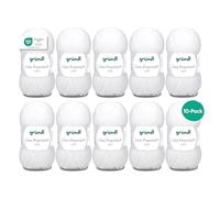 Gründl Lisa Premium Wolle, Polyacryl, weiß, 133 m, Nadelstärke 3,5- 4,5, 10er Pack