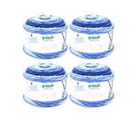 Gründl Lolly Pop Häkel- und Strickgarn (Wollähnliches und waschbares Universalgarn 100 % Polyacryl, 150 g / 240 m, Nadelstärke: 5 - 6, 4 x 150 g), Blueberry Swirl, 24 x 24 x 10 cm