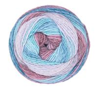 Gründl Wolle Luminosa 200 g türkis-jeans-violettrot 100g/8,50Euro