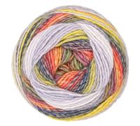 Gründl Wolle Luminosa Bobbel Farbverlaufswolle, Häkelwolle mit Farbverlauf, Strickgarn Nadelstärke 5 bis 6 mm, 200g (01)