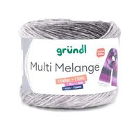 Gründl Wolle Multi Melange, ein Bobbel = ein Schal, Farbverlaufswolle, 200g 760m, Nadelstärke 4 bis 5 mm, mit Anleitung in der Banderole (3)