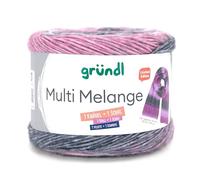 Gründl Wolle Multi Melange, ein Bobbel = ein Schal, Farbverlaufswolle, 200g 760m, Nadelstärke 4 bis 5 mm, mit Anleitung in der Banderole (2)