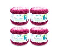 Gründl Wolle Saragossa (weiches Farbverlaufsgarn aus 50% Baumwolle und 50% Polyacryl, 250 g / 1000 m, Nadelstärke: 3 mm - 4 mm, 4 x 250 g), Spätsommer Farbe