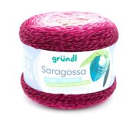 Gründl Wolle Saragossa (weiches Farbverlaufsgarn aus 50% Baumwolle und 50% Polyacryl, 250 g / 1000 m, Nadelstärke: 3 mm - 4 mm, 1 x 250 g), Spätsommer Color, ca. 1000 m
