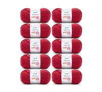 Gründl Wolle Shetland - Winterwolle - 10 Knäuel 100 g, Rot