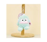 (Grüne Meerjungfrau) Clownfisch, bezaubernder Plüsch-Schlüsselanhänger, weicher Cartoon-Meerjungfrau-Monster-Paar-Taschenanhänger