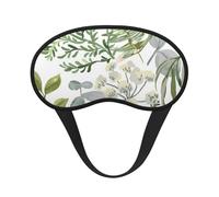 Grüne Pflanze,Vollständige Augenabdeckungen, lichtundurchlässige Schlafmasken, Verdunkelungs-Augenschützer