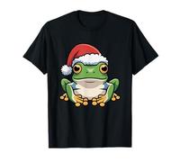 Grüner Baumfrosch Weihnachten Ugly Xmas Sweater Frösche T-Shirt