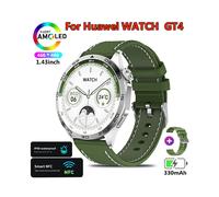 (Grüner Gürtel) Watch GT4 für kompatible Huawei Smartwatches, GPS-Tracker für Erwachsene, 1,43 Zoll