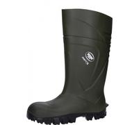 Bekina Steplite X S5 Robuste Sicherheitsstiefel für Herren und Damen mit Stahlkappe und Stahlsohle, rutschfest, Weite Passform, Wasser- und schlammundurchlässig, bis - 30 Grad, grün, EU 42