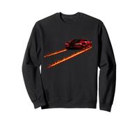 Grünes exotisches Auto Feuerwehr Rennwagen Turbo Race Kinder Jungen Sweatshirt