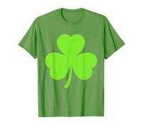 Grünes Kleeblatt St. Patrick's Day Damen Herren Kinder Glücksklee T-Shirt