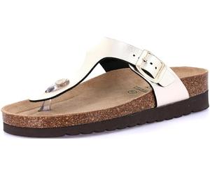 GRÜNLAND Damen Hola Sandale, Champagne, 35 EU