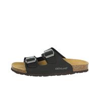 GRÜNLAND il benessere è naturale GRUNLAND SARA CB1557 Schwarze anatomische Damenhausschuhe mit Birkenschnallen 40