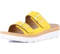 GRÜNLAND MOLL- Damen Komfort Sandalen, doppelt verstellbarer Schnalle, herausnehmbarer Innensohle aus Latexschaum mit Wildlederbezug und Drysoft-Technologie, konturierte Conforma-Sohle, Höhe 4,5cm