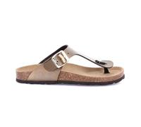Grünland Sara Damen-Flip-Flops mit Korkboden, bronze, 38 EU