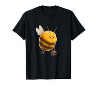 Grumpy Busy Bee - Cute Bumblebee Meme mit Aktentasche T-Shirt