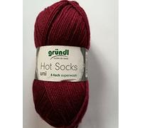 Grundl Hot Socks 50g FA.19 dunkelrot