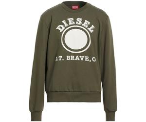 Grunes Diesel-Sweatshirt mit Punkt-Logo S