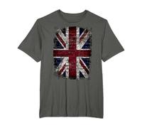 Grunge Britische Flagge T-Shirt Vintage Distress Punk Style T-Shirt