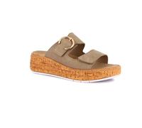 GRUNLAND DAMEN SCHUHE P. FARBE LEDER, GRÖSSE 36 EU LEDER 36, Kaki, 36 EU