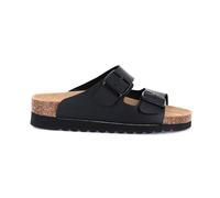 Grünland Doppelschnallen-Slipper für Damen CB2445 Nero Größe 40