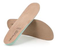 GRUNLAND DRY SOFT Einlegesohle herausnehmbares atmungsaktives Latex und Leder Ersatzschuhe Damenschuhe für viele Grunland-Modelle (Natural, 36)