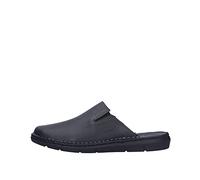 Grunland EBRO CI2517 Schwarze Hausschuhe Hausschuhe Herren Leder elastisch re-Soft 42