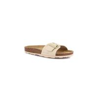 Grunland Einband-Sandale aus Nubuk | Sara CB6720, cremeweiß, 39 EU