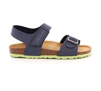 GRUNLAND Junior SB0234 Licht Sandale BAMB. S. Blau-Lime 35