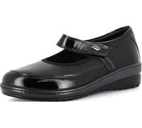 GRUNLAND-NILE-Komfort-Ballerina aus flexiblem Stretch-Material, elastische Re-Soft-Fußsohle aus weichem und weichem Fell, angepasste Passform und dicke, elastische Passform